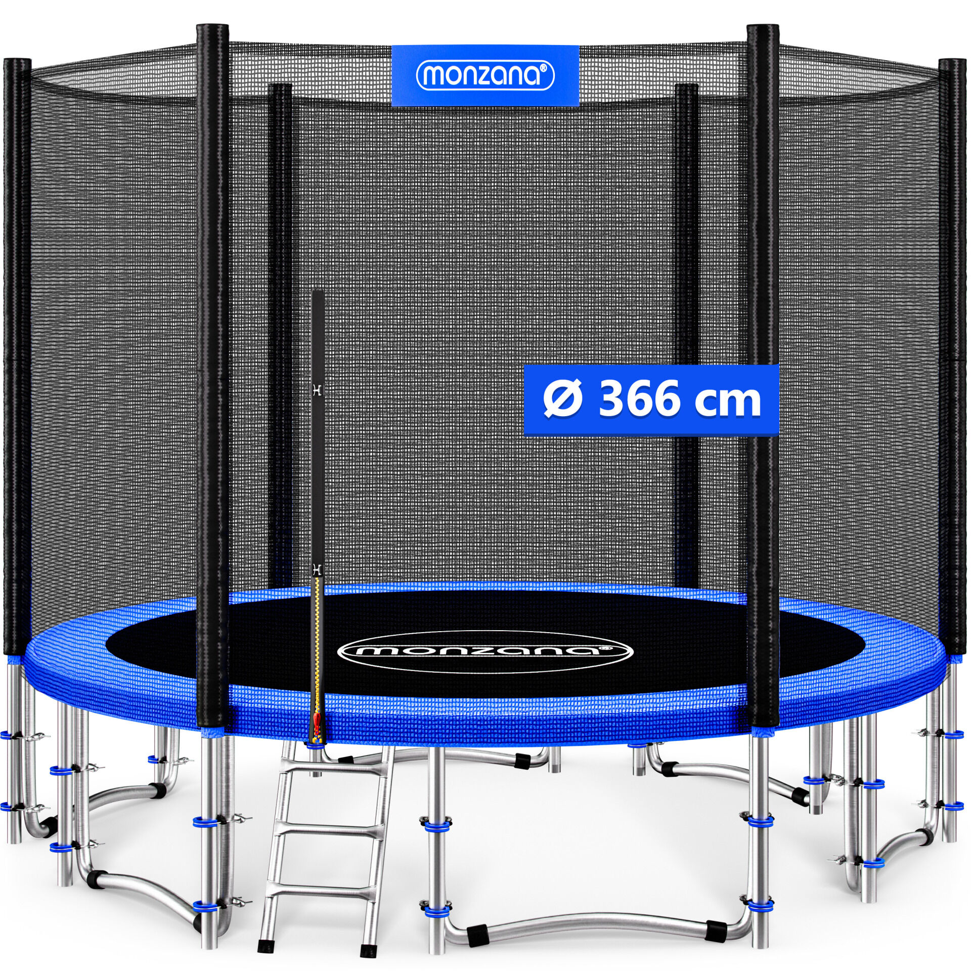 Trampolin Ø366cm inkl Sicherheitsnetz TÜV SÜD GS