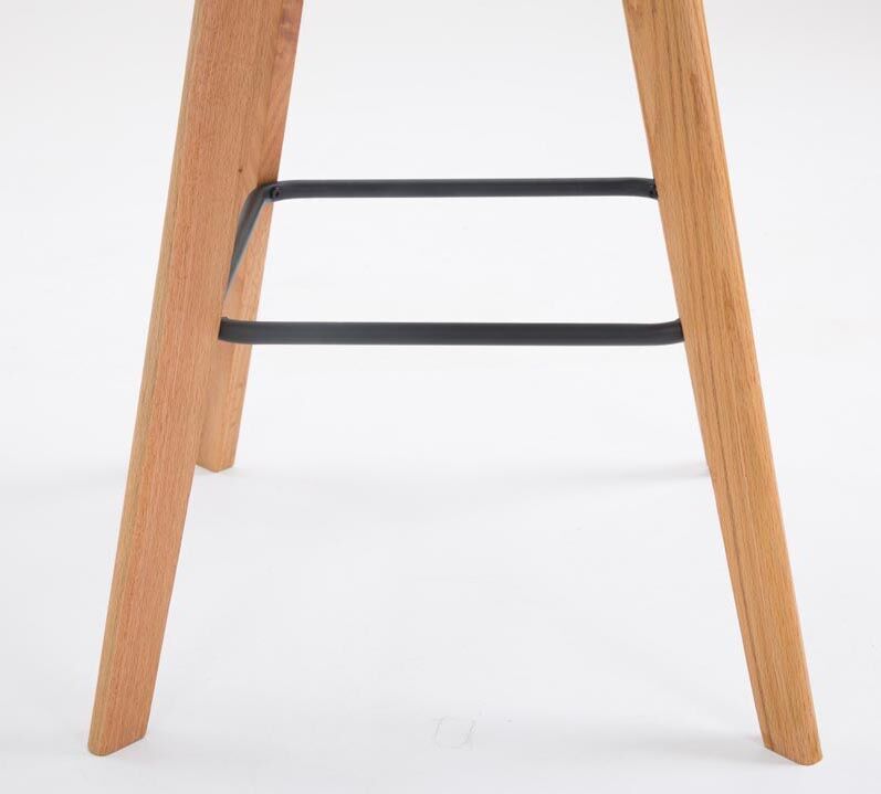 2er Set Barhocker Metz Kunststoff natura, weiß