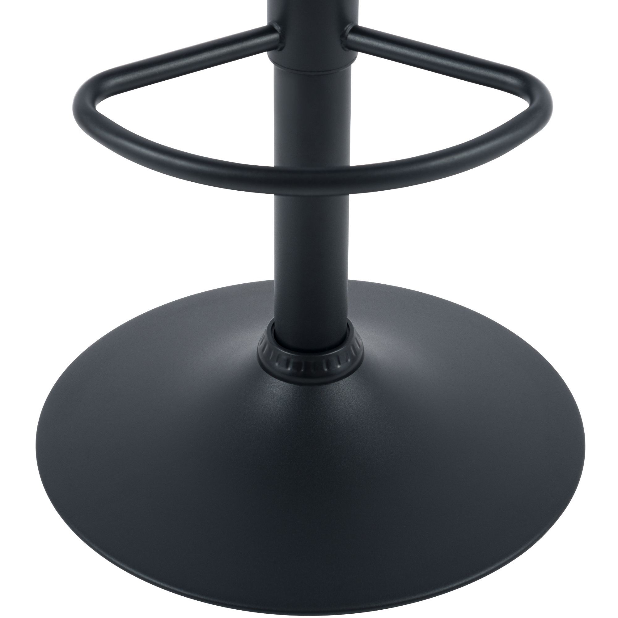 Barhocker Mapun Stoff, schwarz