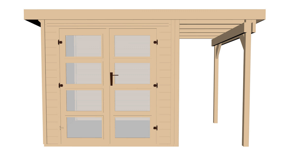 weka Gartenhaus 321 A 3,4x2,4m