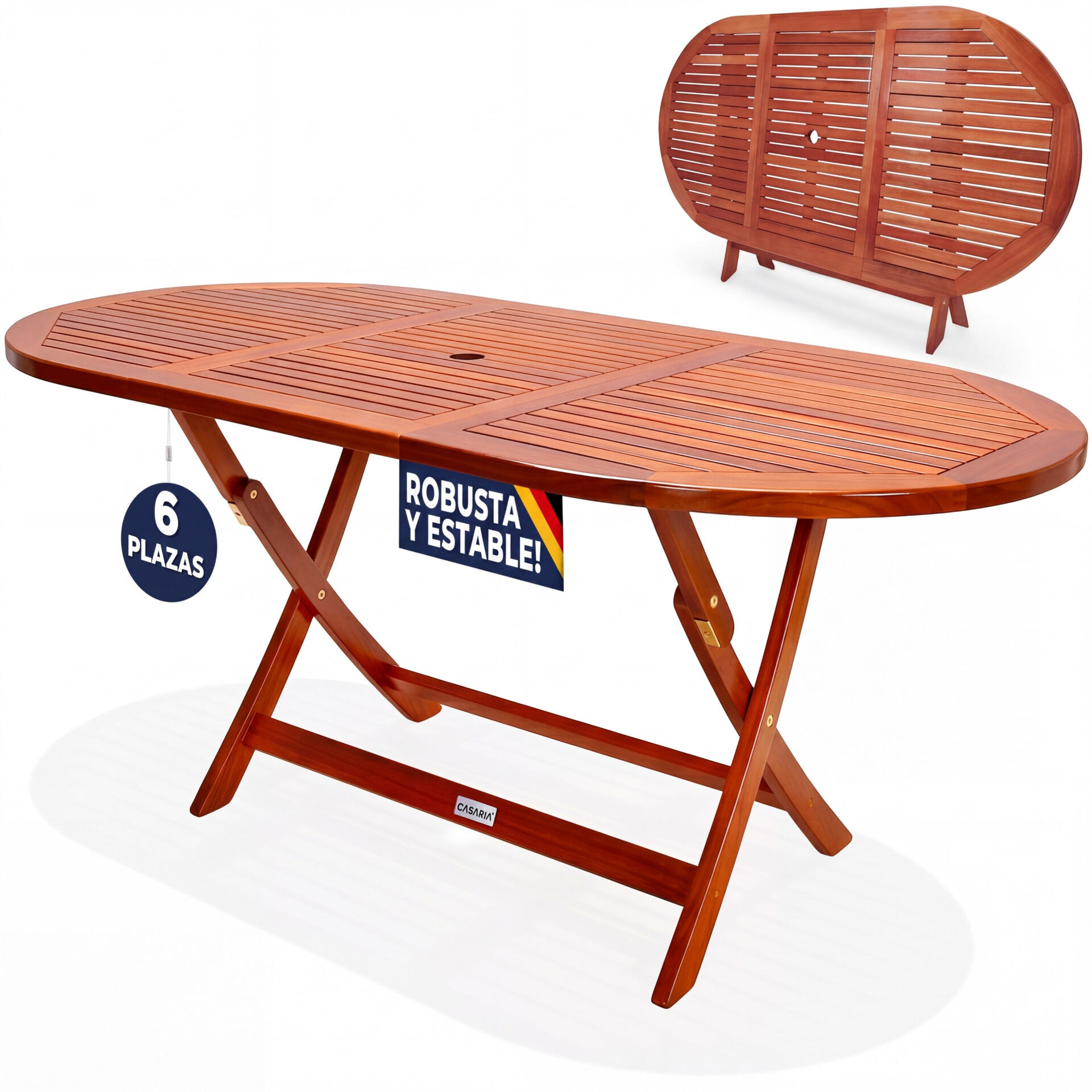 Gartentisch Alabama Akazienholz FSC®-zertifiziert 160x85x75cm