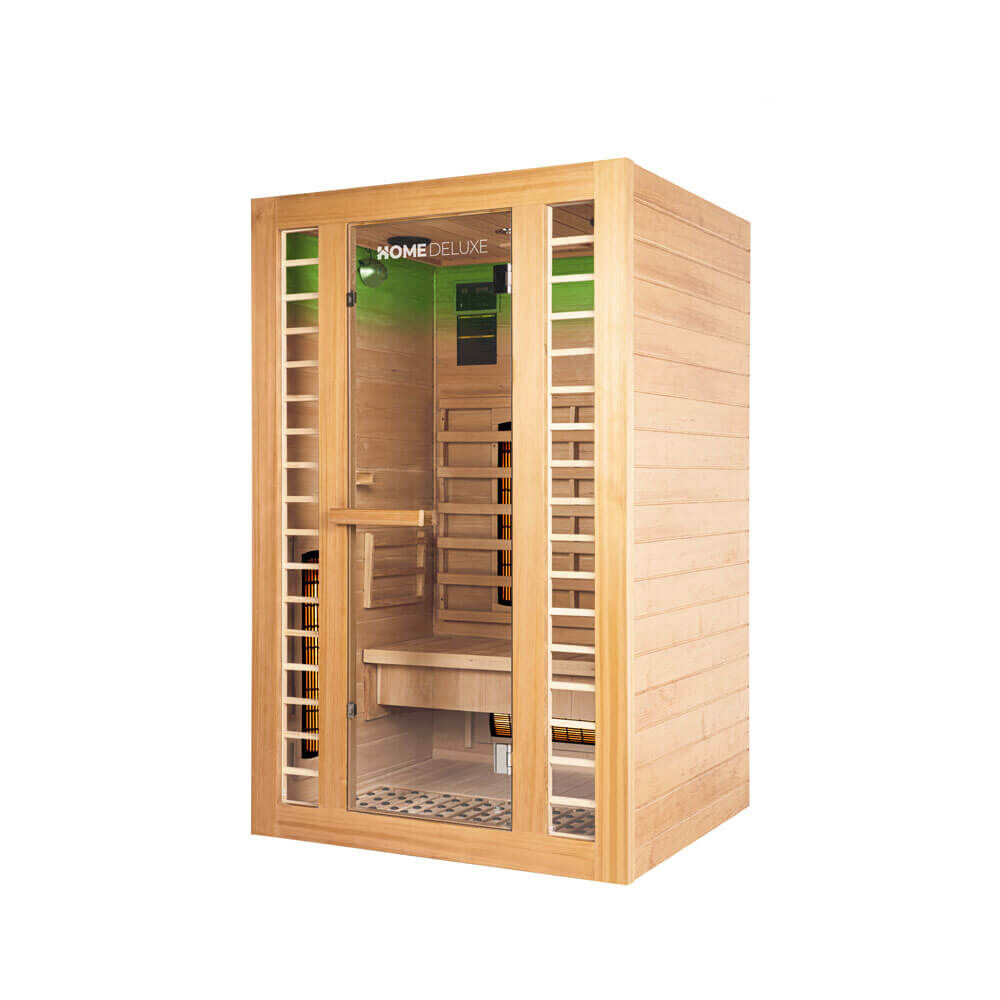 Infrarotkabine REDSUN DELUXE PLUS M - 120 x 105 cm für 2 Personen