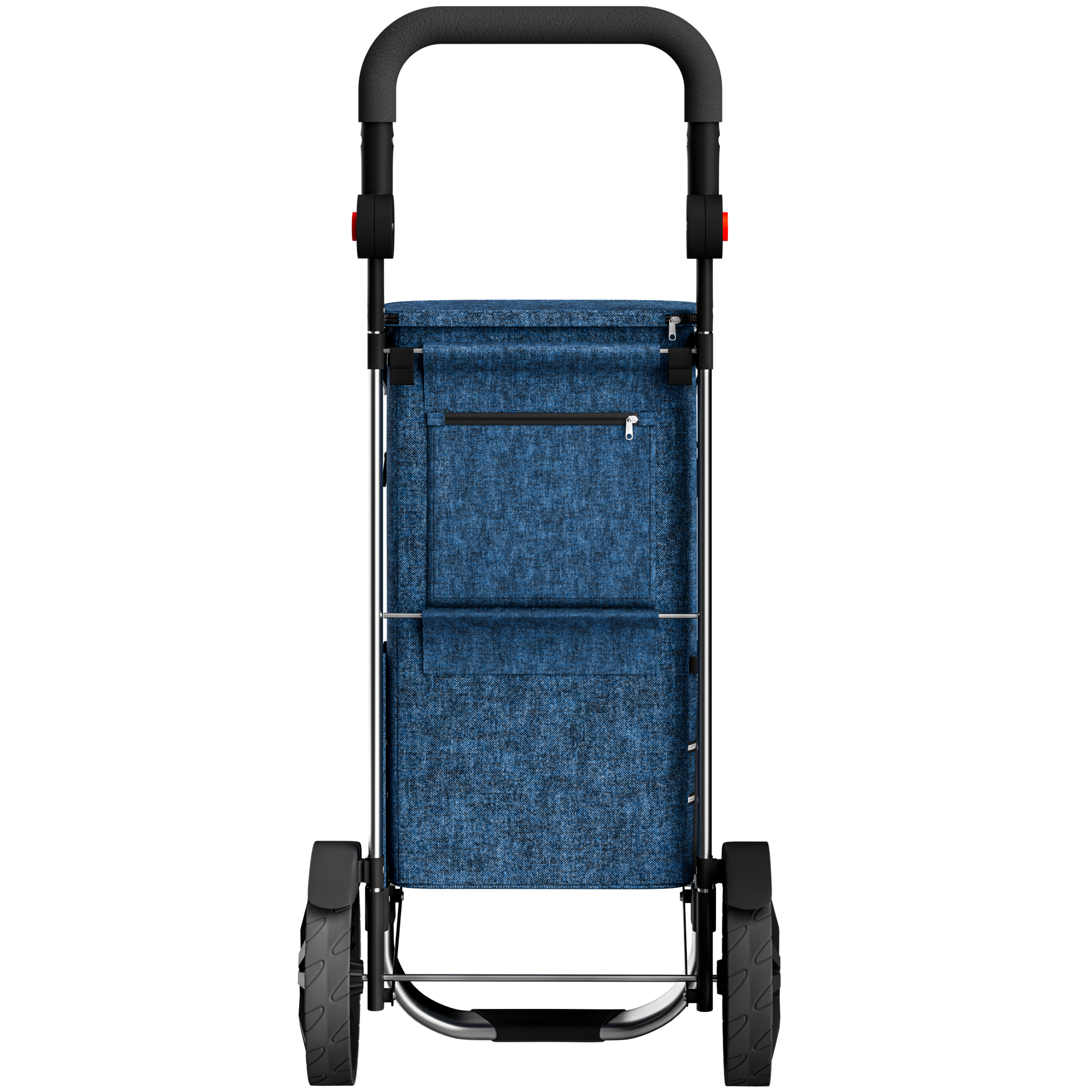 Einkaufstrolley Blau Alu 56L 31x24x54cm