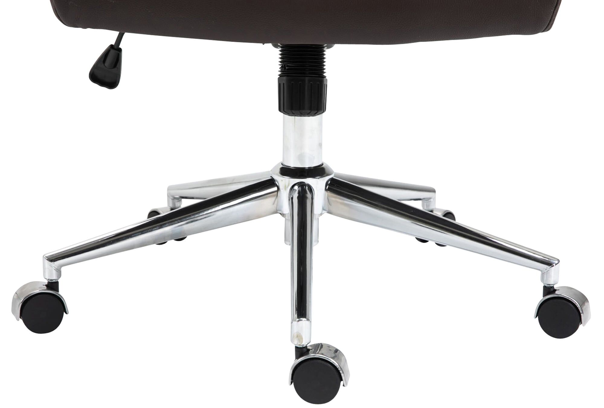 Bürostuhl Kolumbus Echtleder, braun