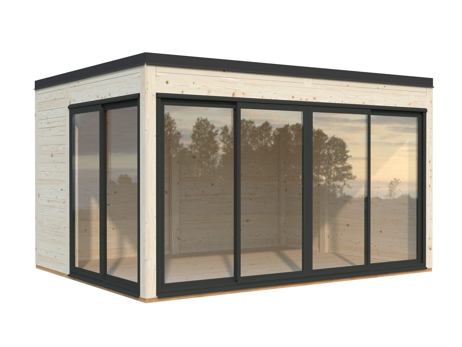Palmako Pavillon Serena 12,6 m² Set 1 Slide Plus
