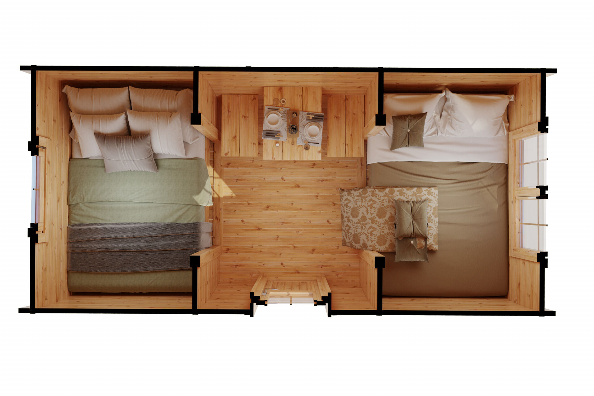 Camping Bus Tromso 230x480, Bausatz