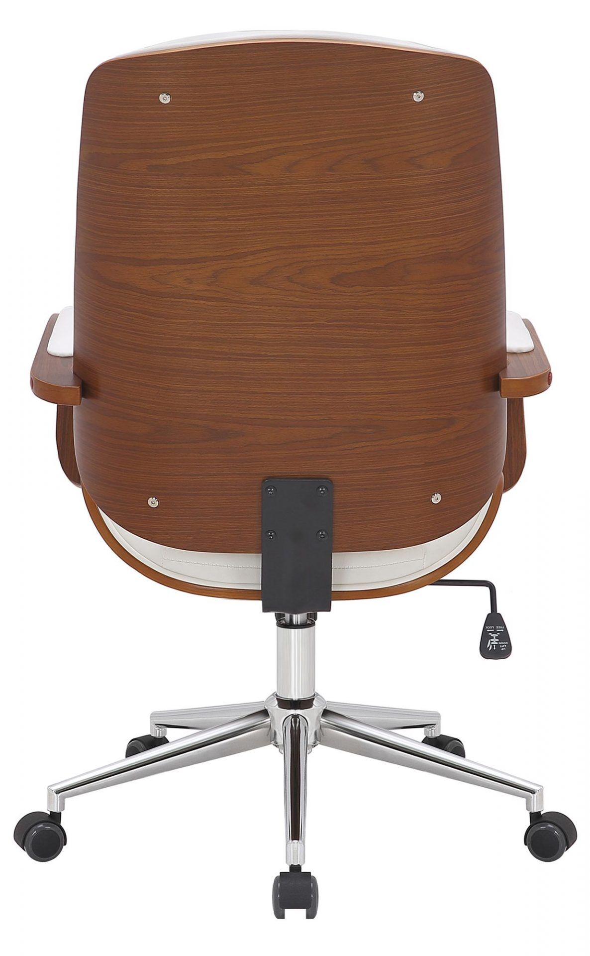 Bürostuhl Yankton, walnuss/weiß
