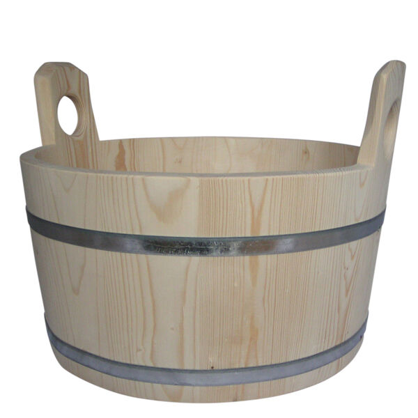 292092 30 L Finnischer Saunakübel mit Holz-Griff