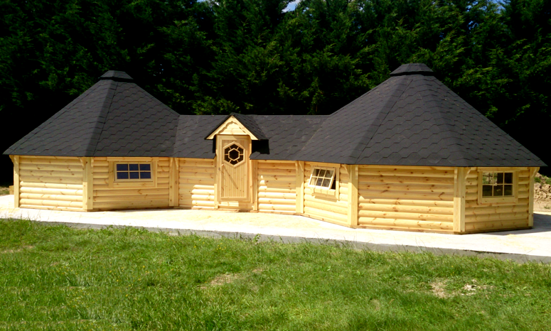 Doppel Grillkota Elegance 2x 16,5 m²