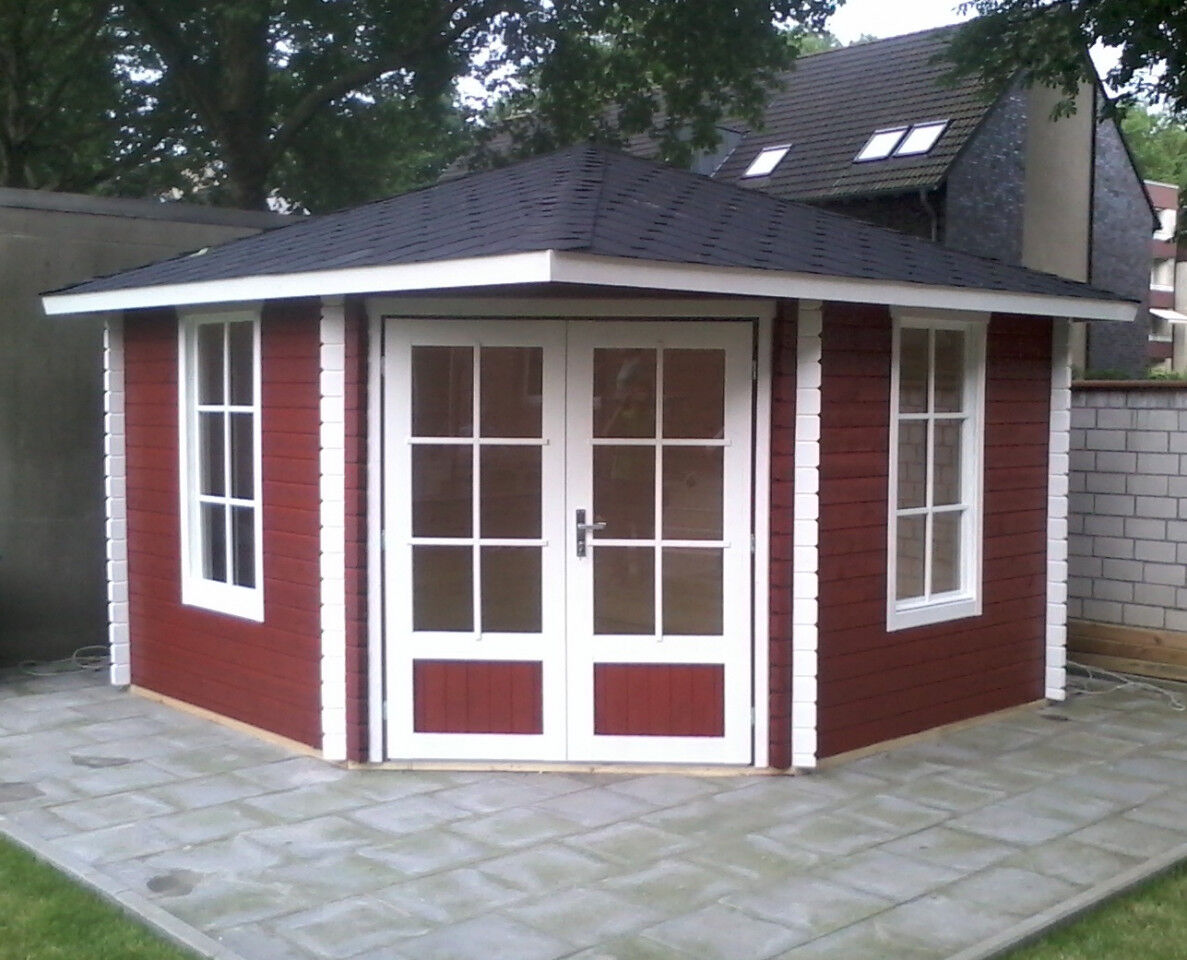 5 Eck Gartenhaus Norwegen 8