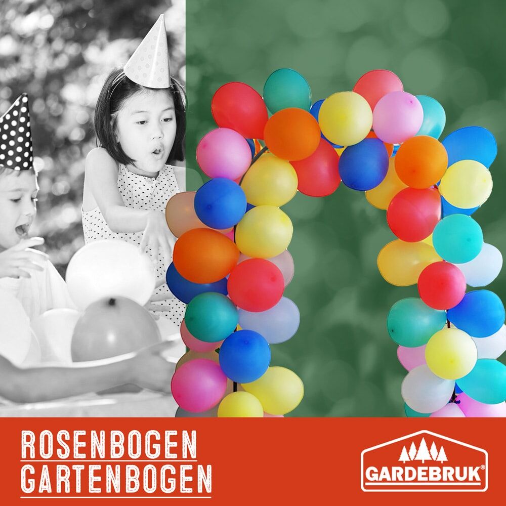 Rosenbogen Schwarz 240x140x37cm