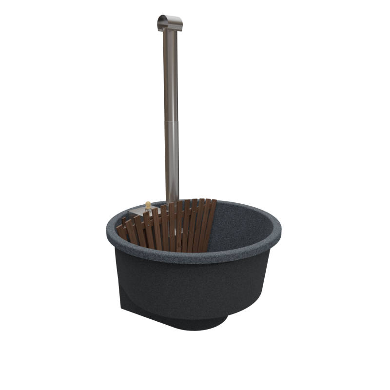 Badebottich Premium Innenofen Terrassenmodell