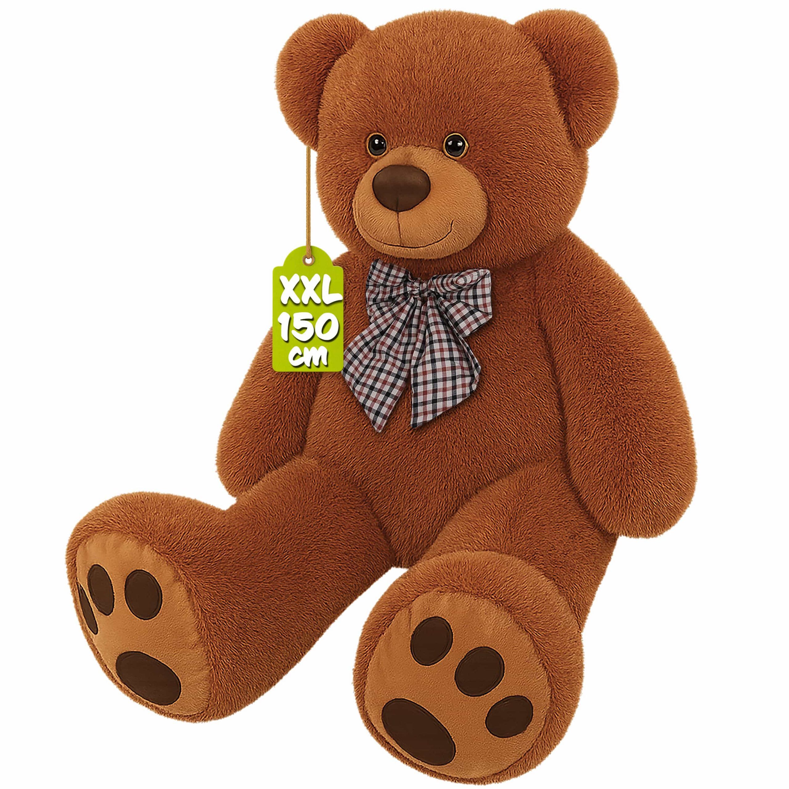 Plüschtier Teddybär XXL Braun 150cm