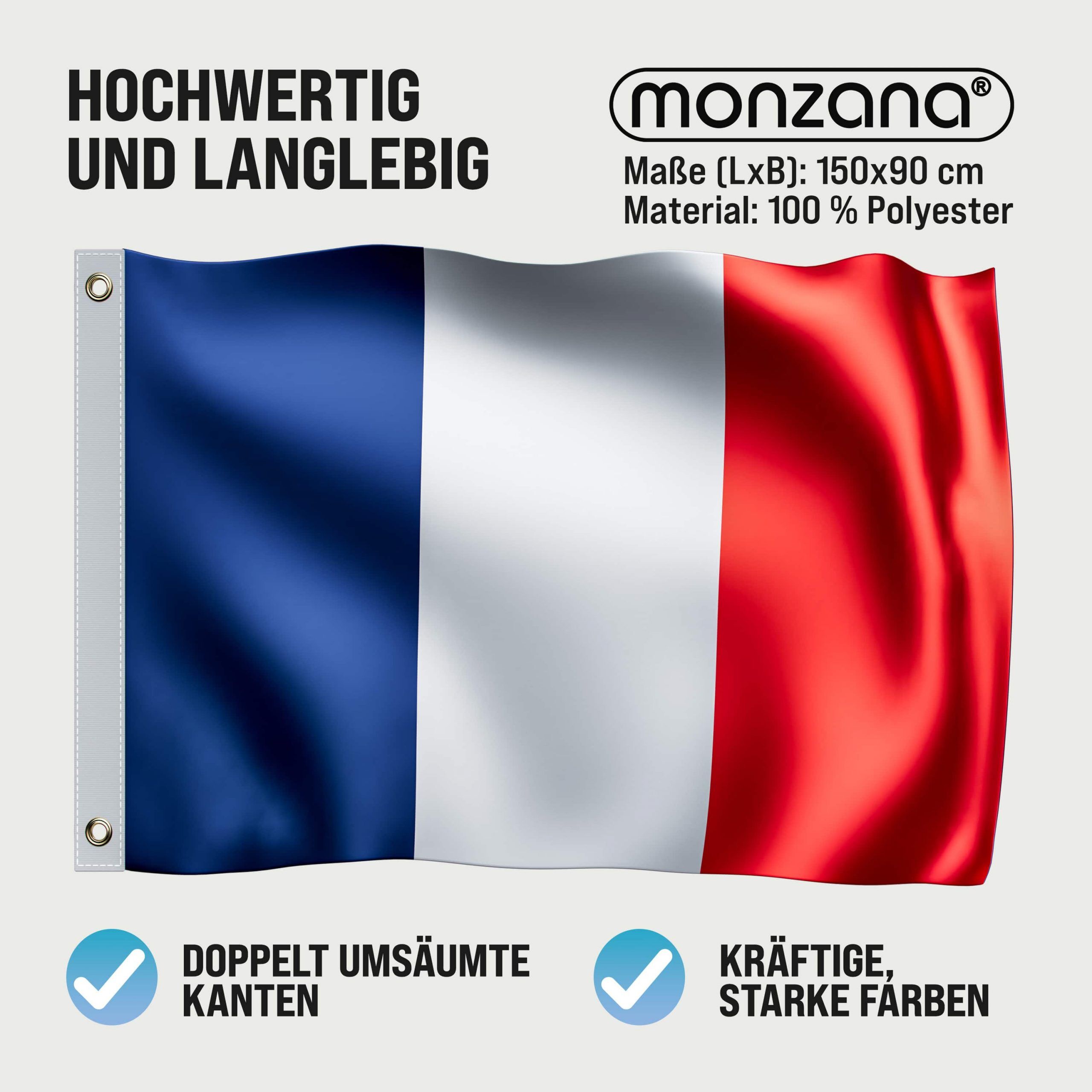 Flagge Frankreich 150x90cm