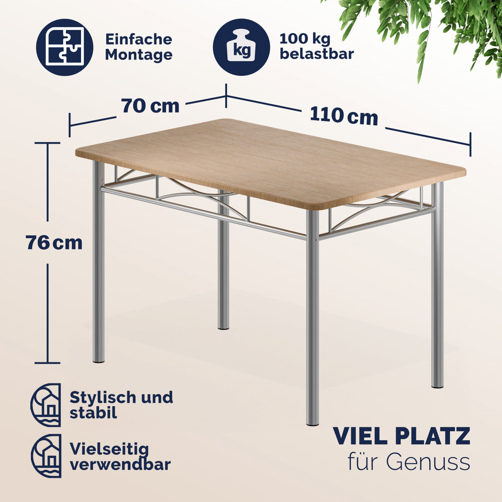 Sitzgruppe Paul 5-tlg Buche