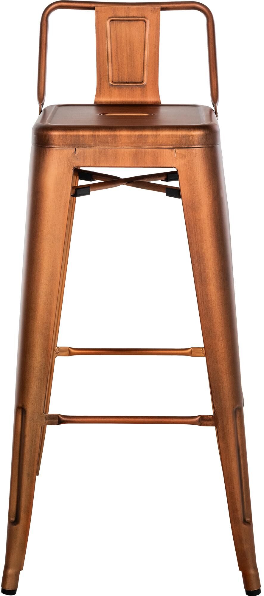 4er Set Barhocker Mason, kupfer