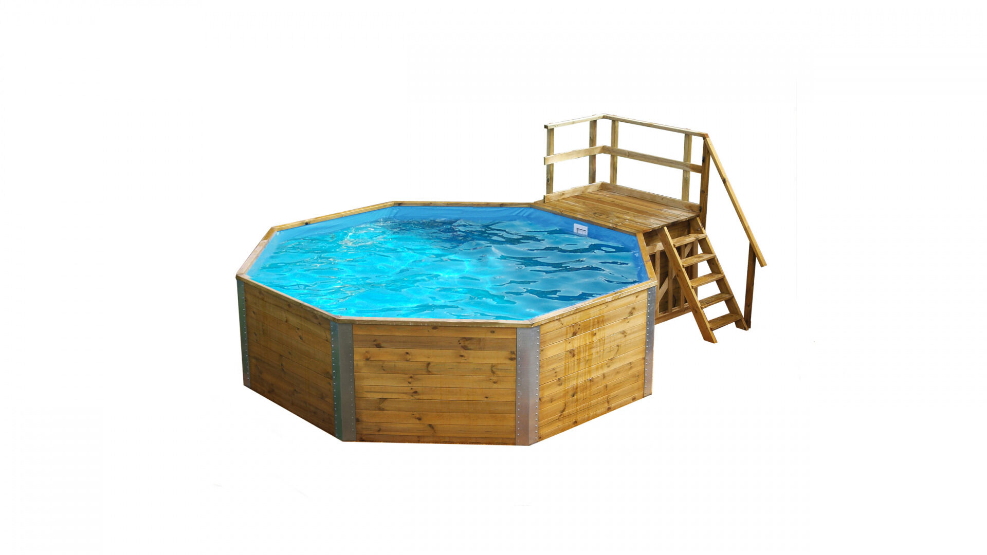 weka Massivholzpool 593 B Gr.2, Sparset inkl. Sandfilteranlage und Technikraum