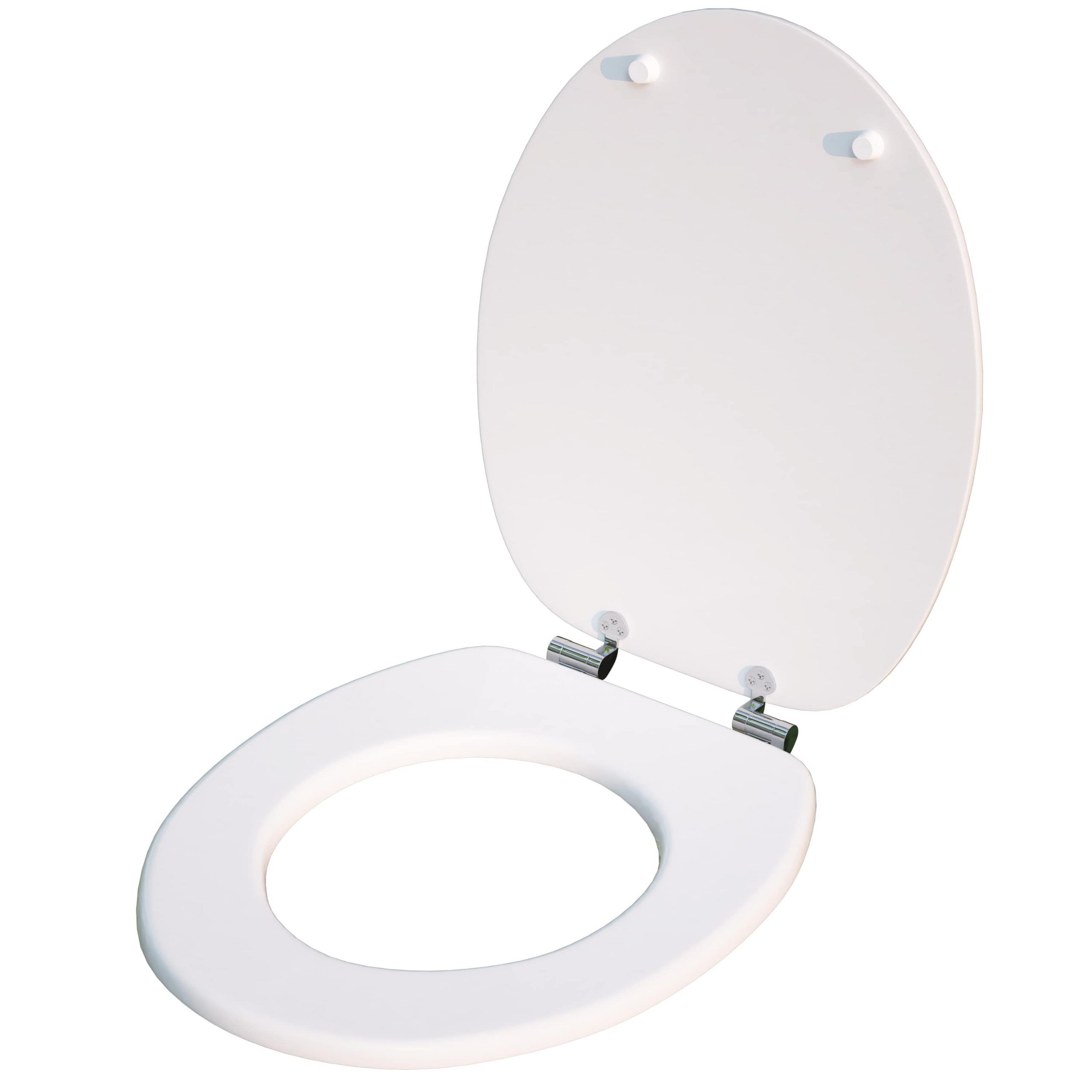 Toilettensitz Weiß mit Absenkautomatik