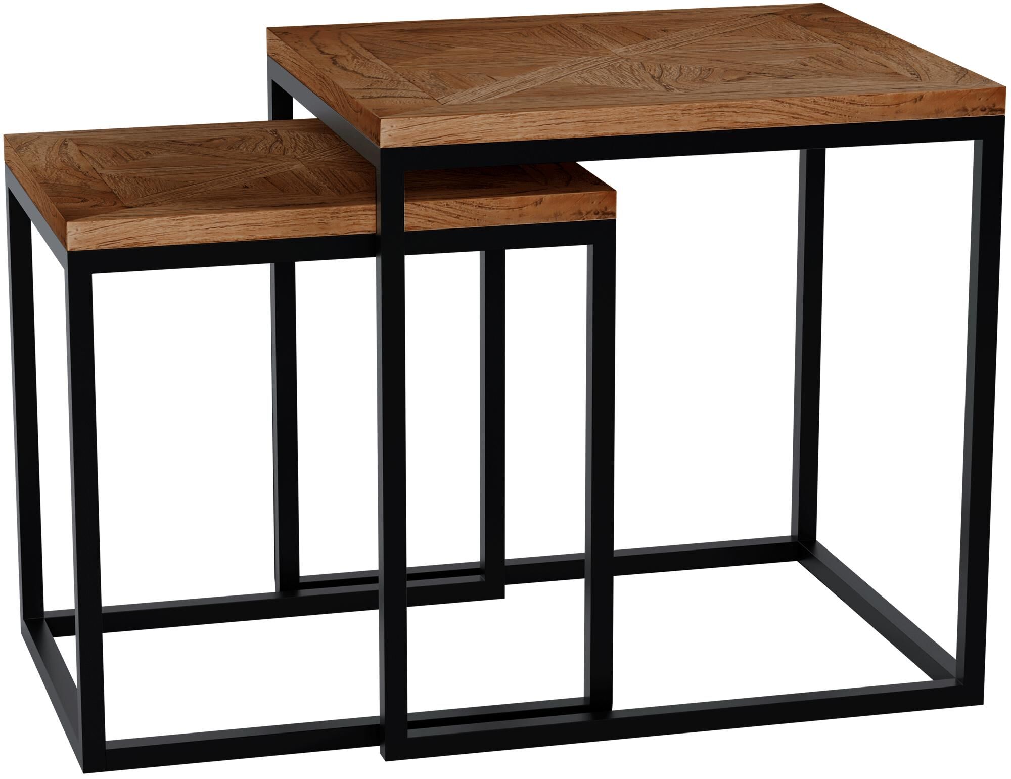 Beistelltisch 2er Set Talero, braun