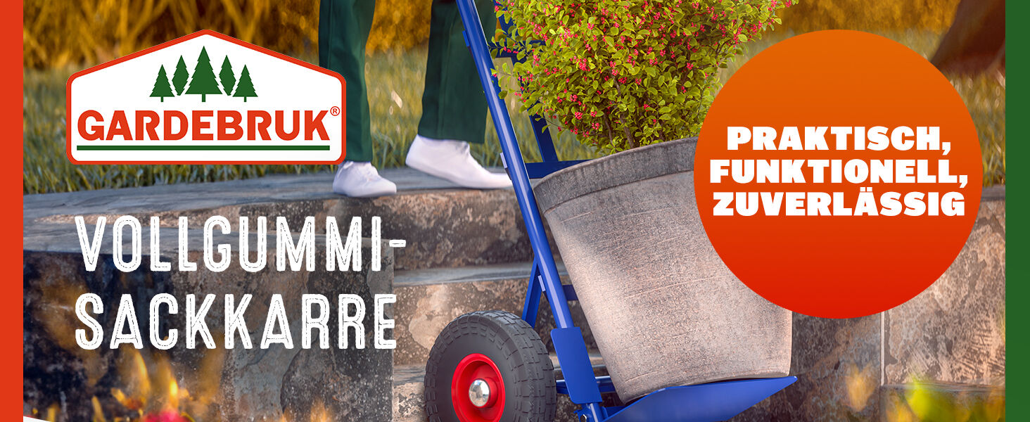 Sackkarre Blau Stahl 200kg klappbare Schaufel