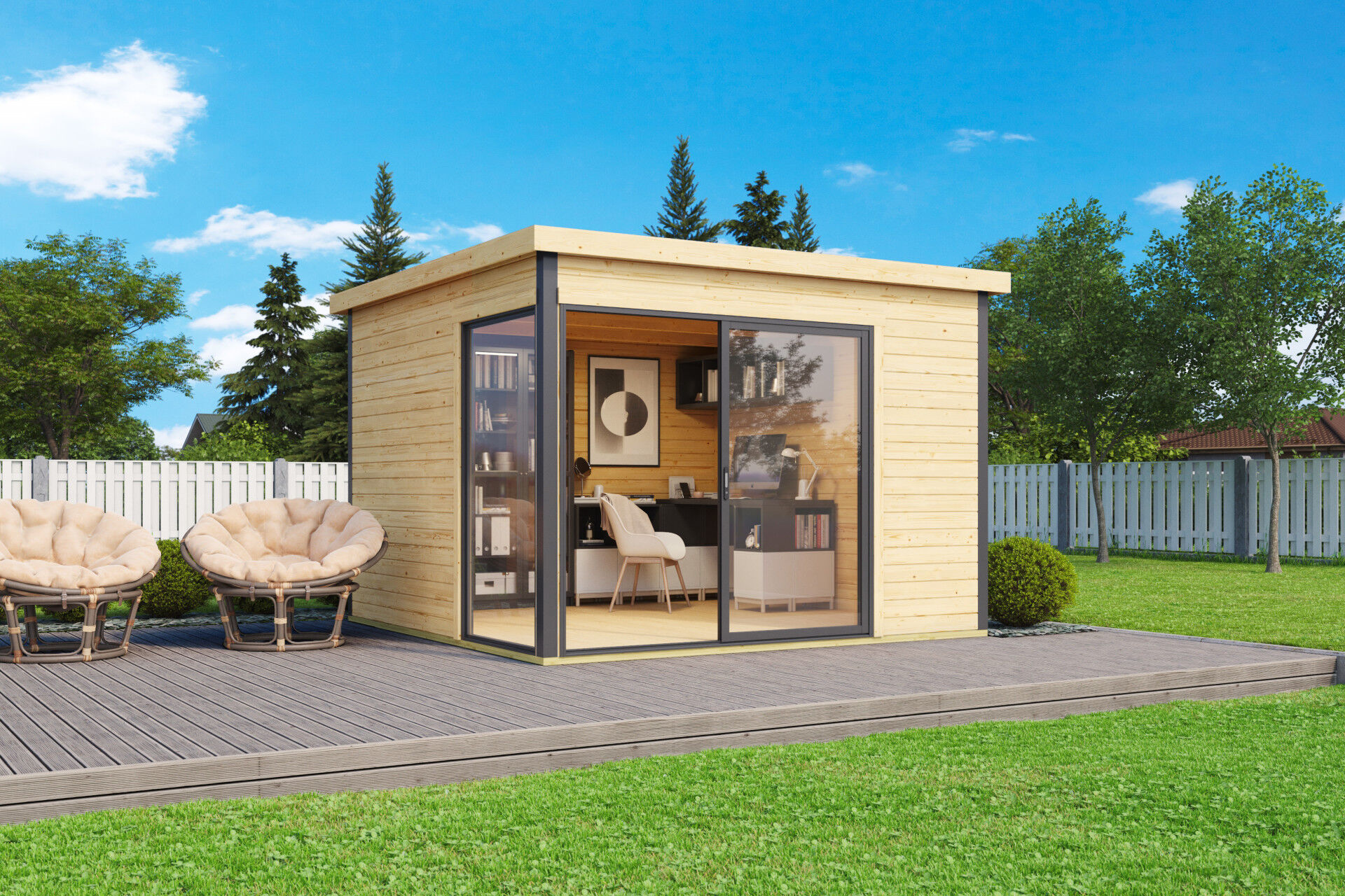 Lasita Maja Gartenhaus Domeo 1