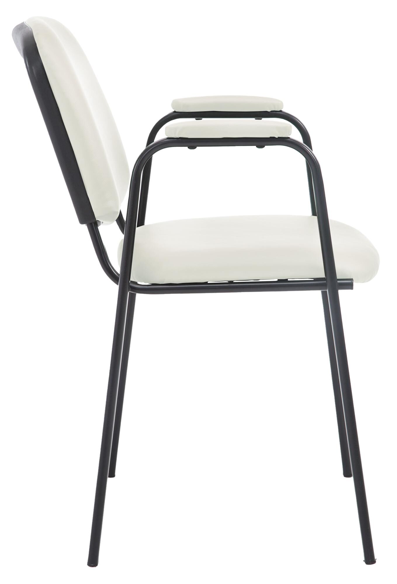 Besucherstuhl Ken PRO Kunstleder, creme