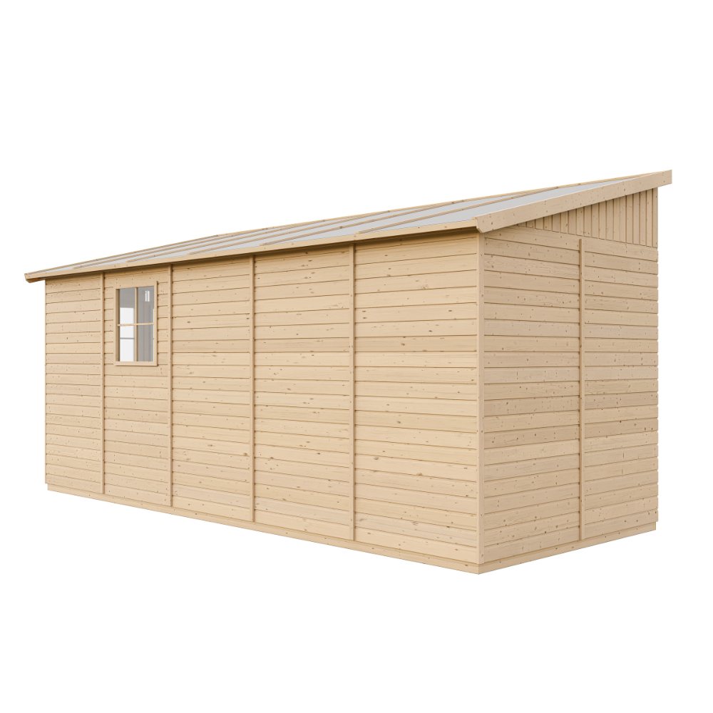 Holzschuppen M341 – 201 x 493 cm – 10 m2