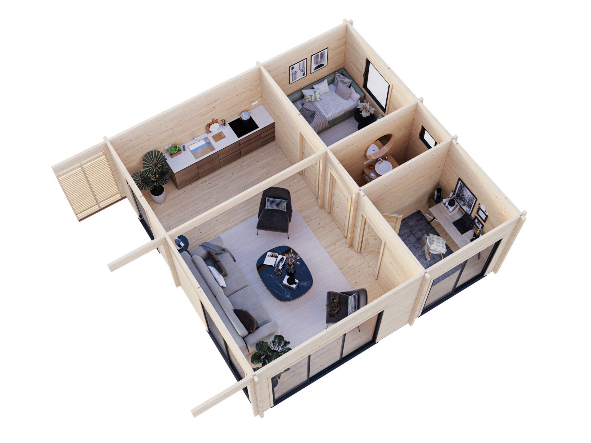 Palmako Gartenhaus Cecilia 39,9 m²