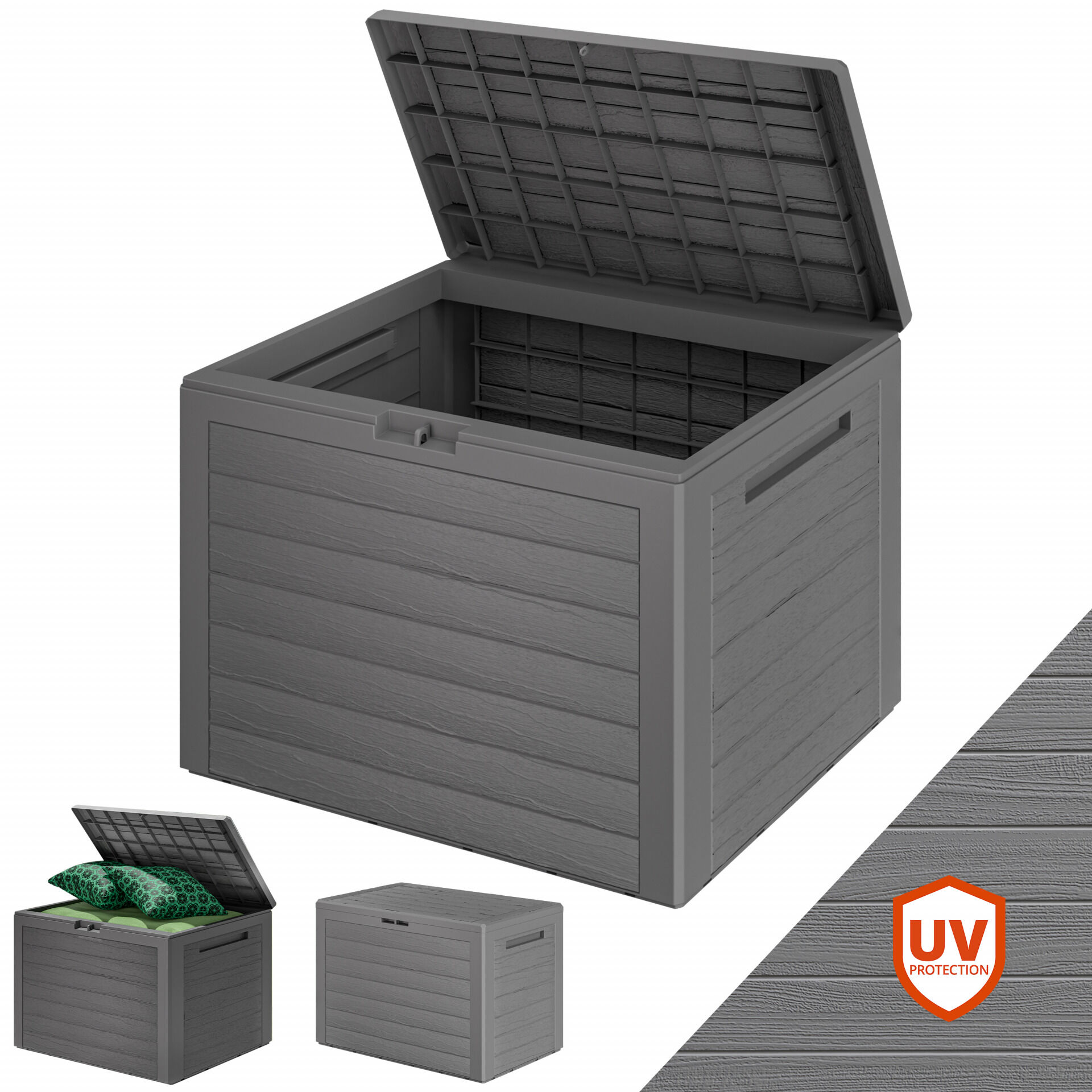 Auflagenbox Lille Grau 190L