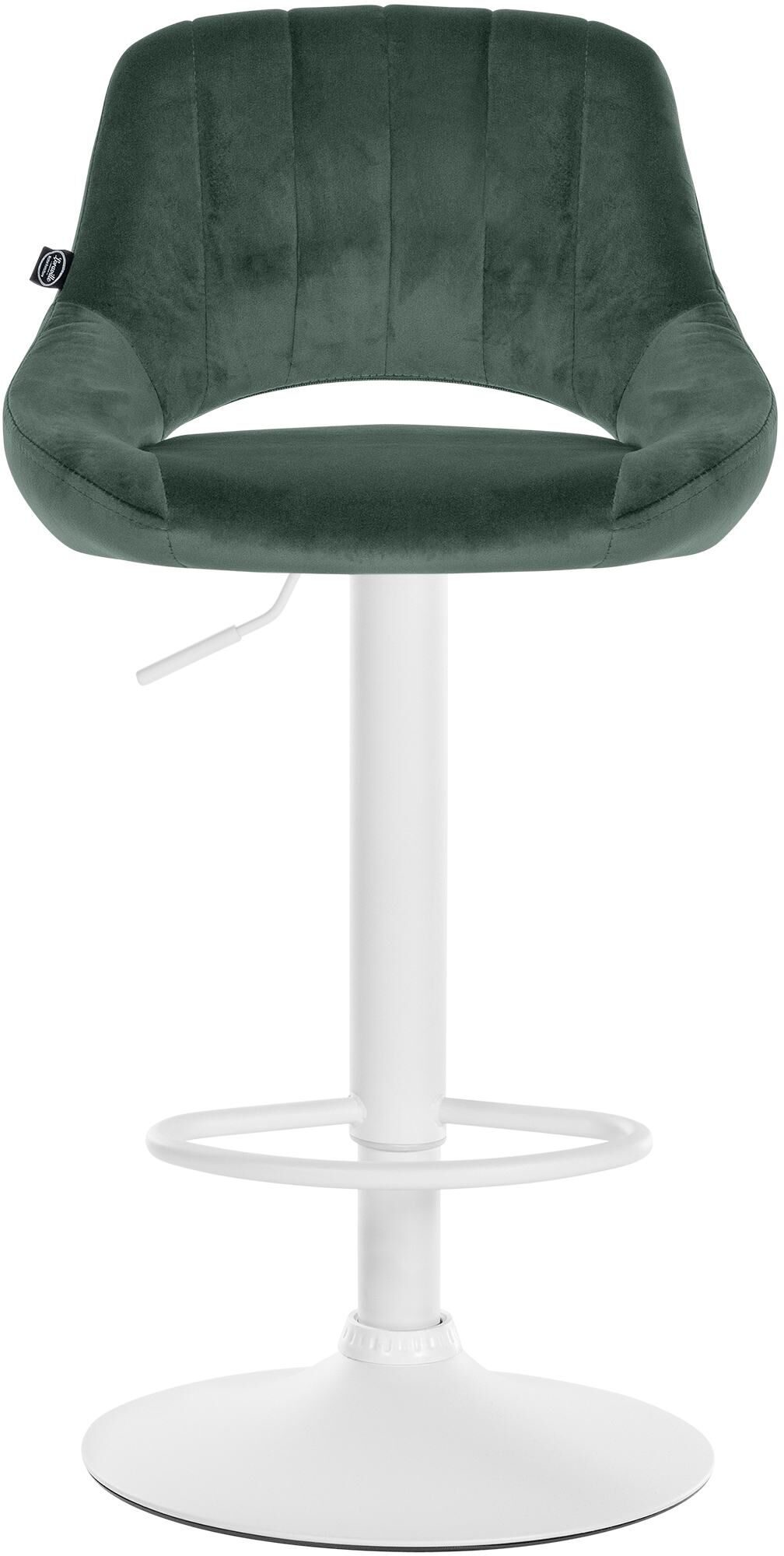 2er Set Barhocker Milet Samt W, grün