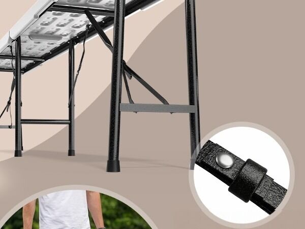 Bierbank 2er-Set klappbar platzsparend für 8 Personen 200kg je Bank
