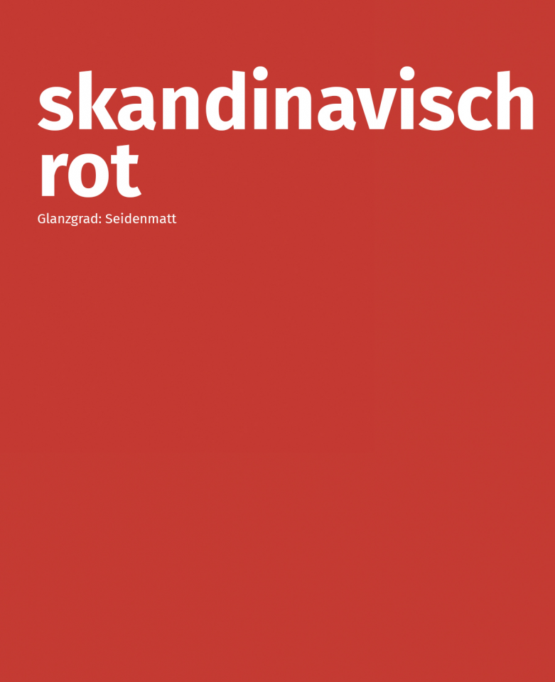 Remmers Deckfarben-Set seidenmatt deckend M, Skandinavisch Rot