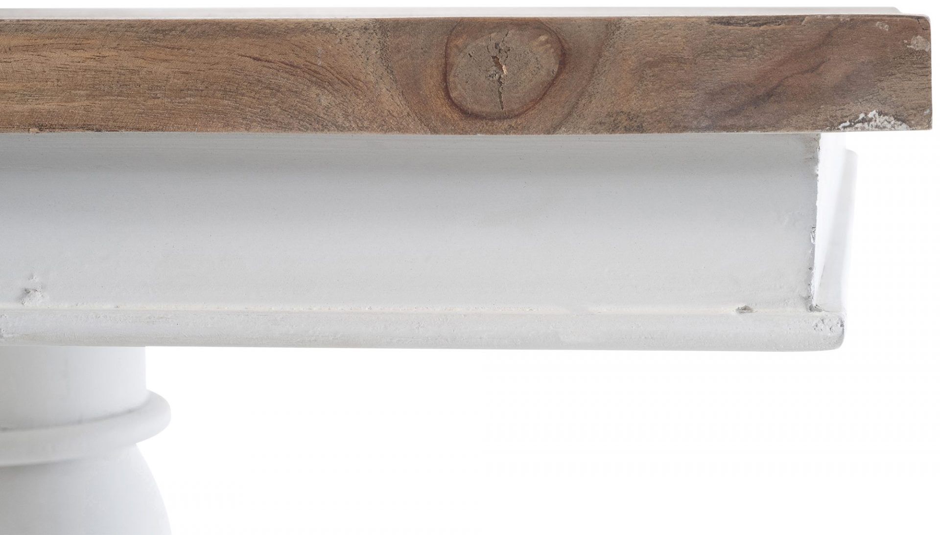 Beistelltisch Goa 50, natura/weiß