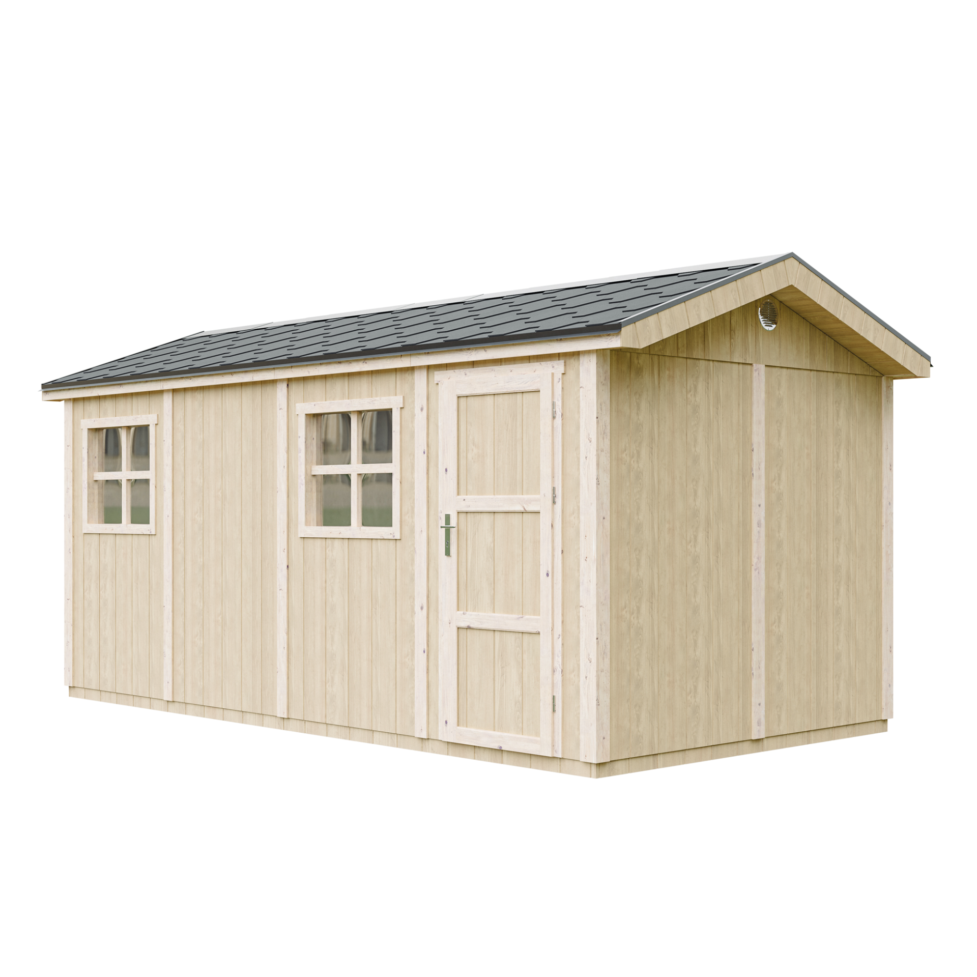 Gartenhaus Polly mit LP® SmartSide® M915C – 236 x 486 cm – 11 m2
