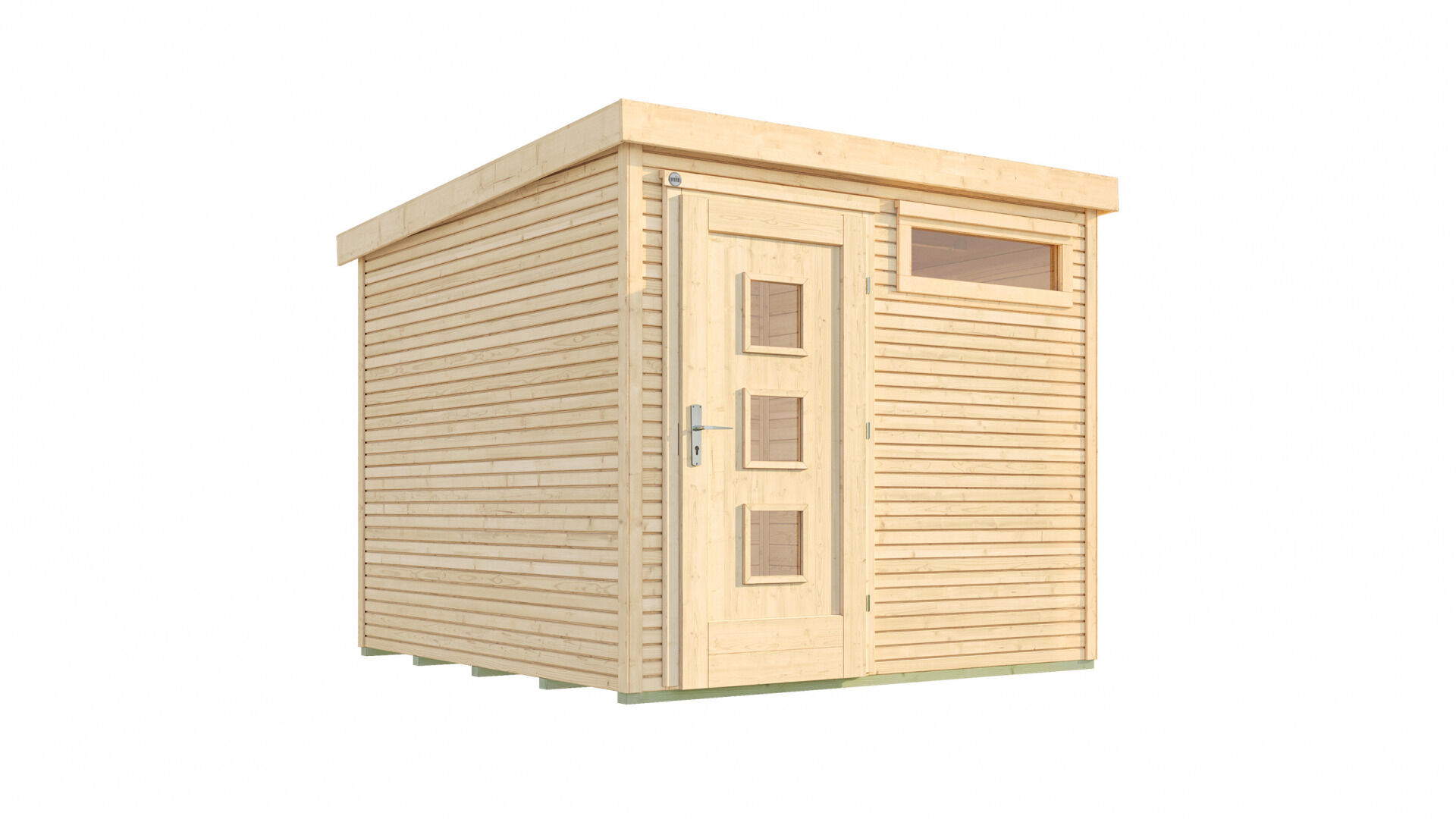 weka Design-Gartenhaus wekaLine 171 3,1x3,1m