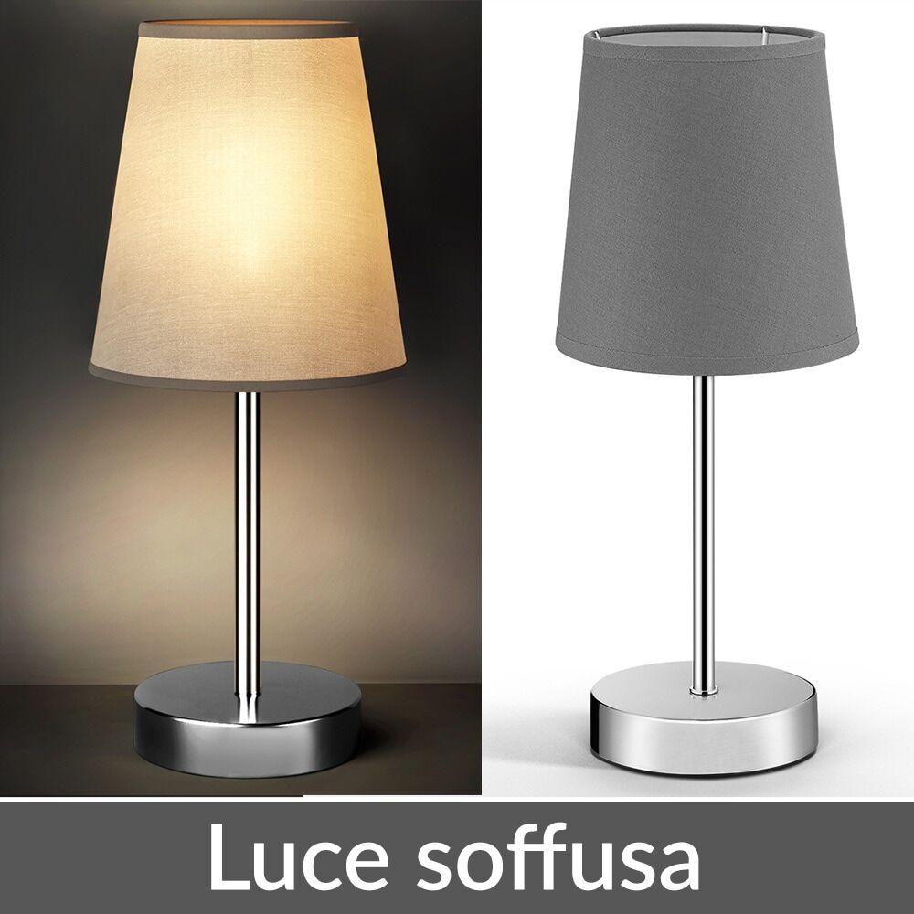 Tischlampe Lumière Grau