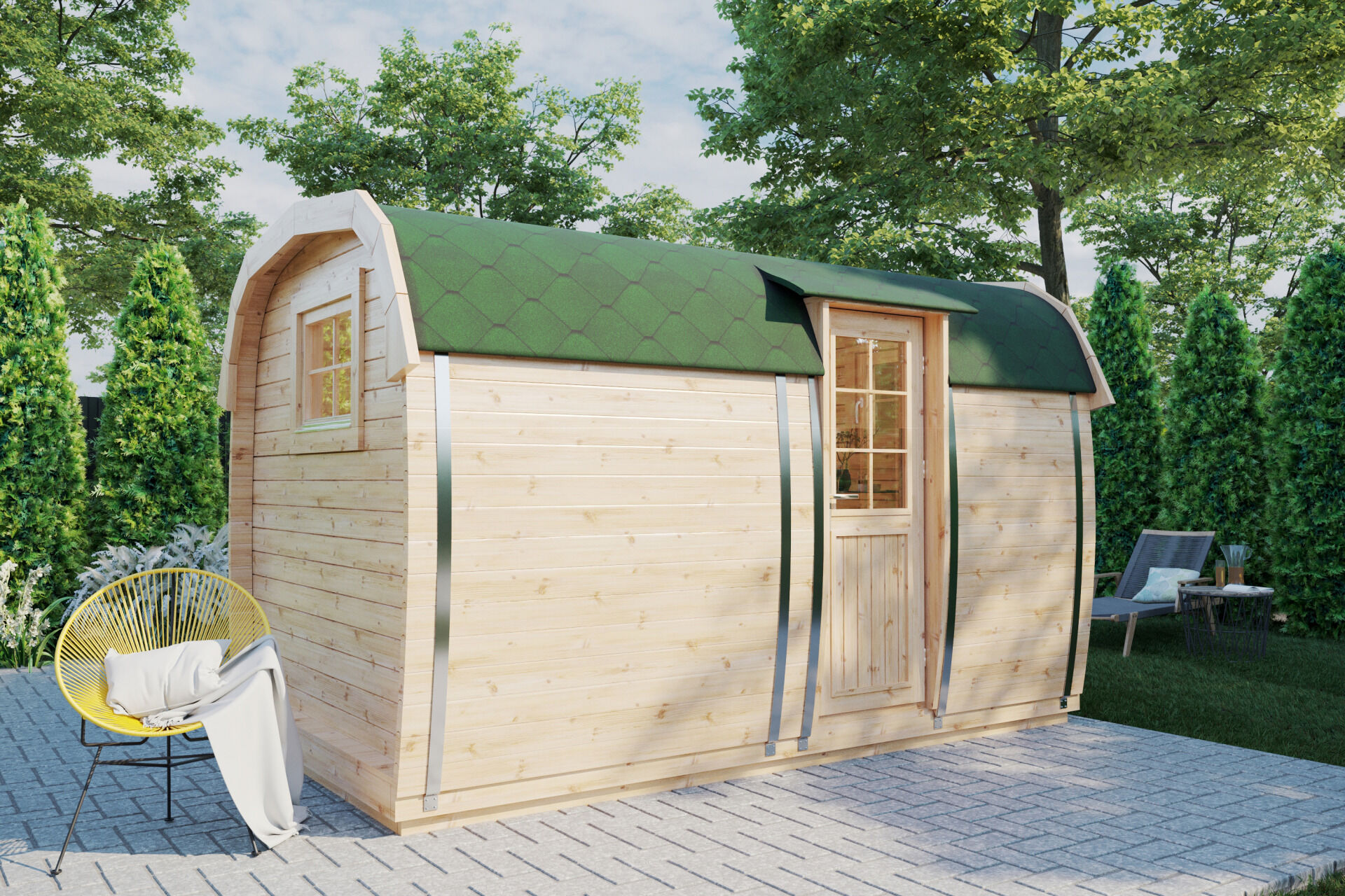 Camping Bus Tromso 230x350, montiert