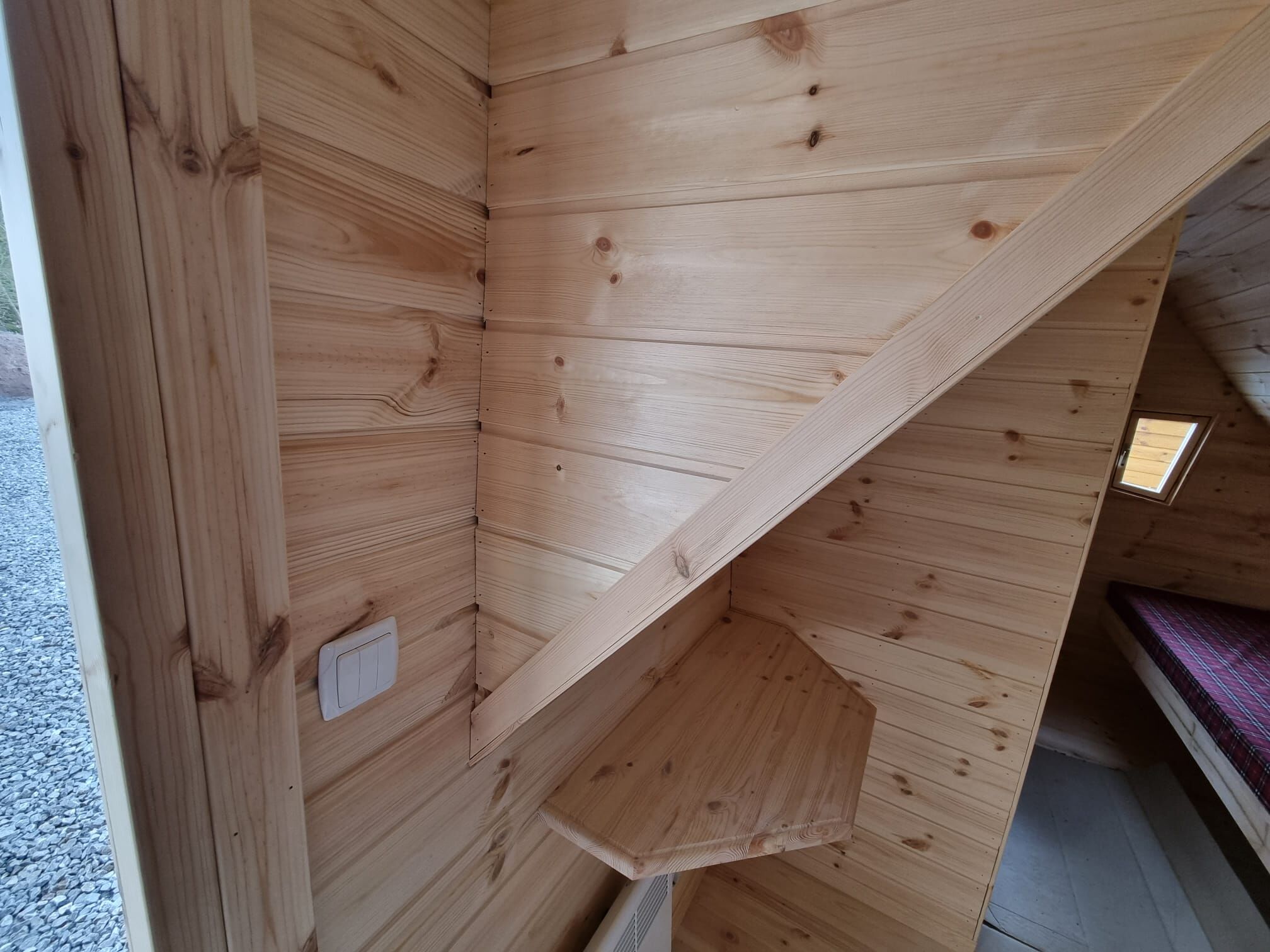 Campinghaus Tinyhaus Waldhütte Nordic 2, Rot