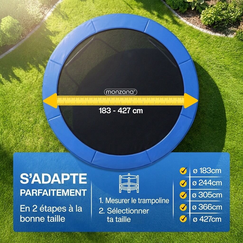 Trampolin Randabdeckung Blau Ø244cm V1