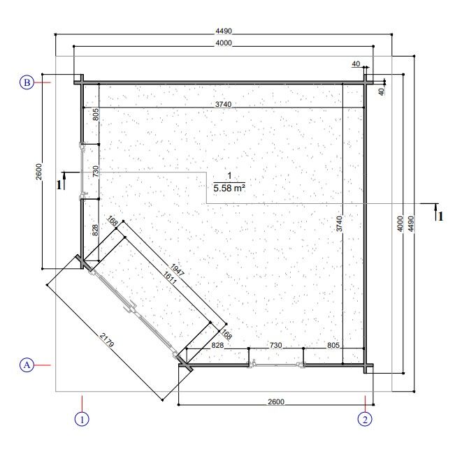 5 Eck Gartenhaus Norwegen 8