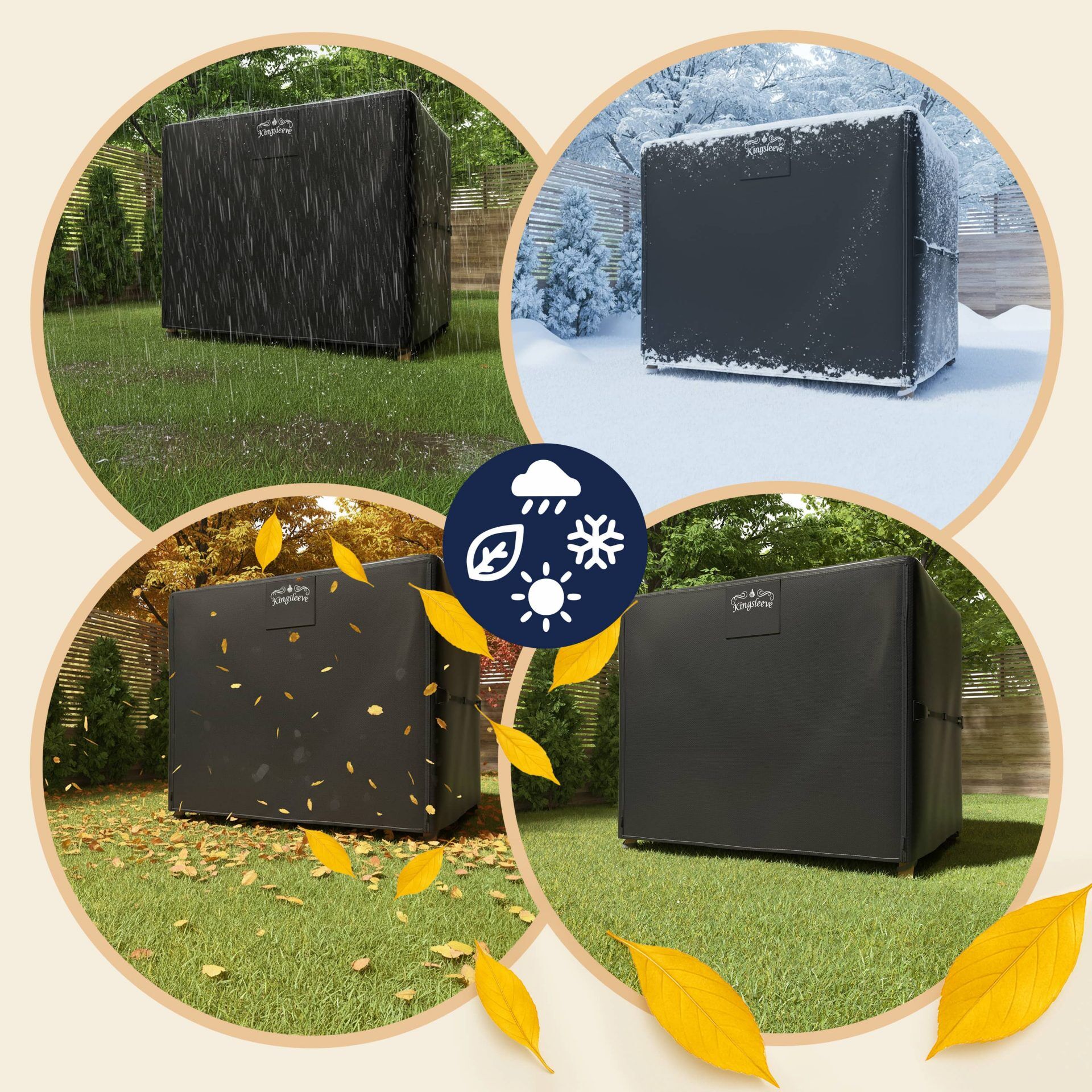 Abdeckplane Hollywoodschaukel Anthrazit 210x150x150cm 9100mm Wassersäule