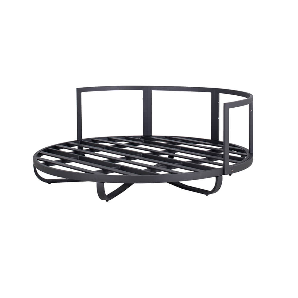 Daybed Outdoor FLORIDA inkl. Beistelltische - Grau