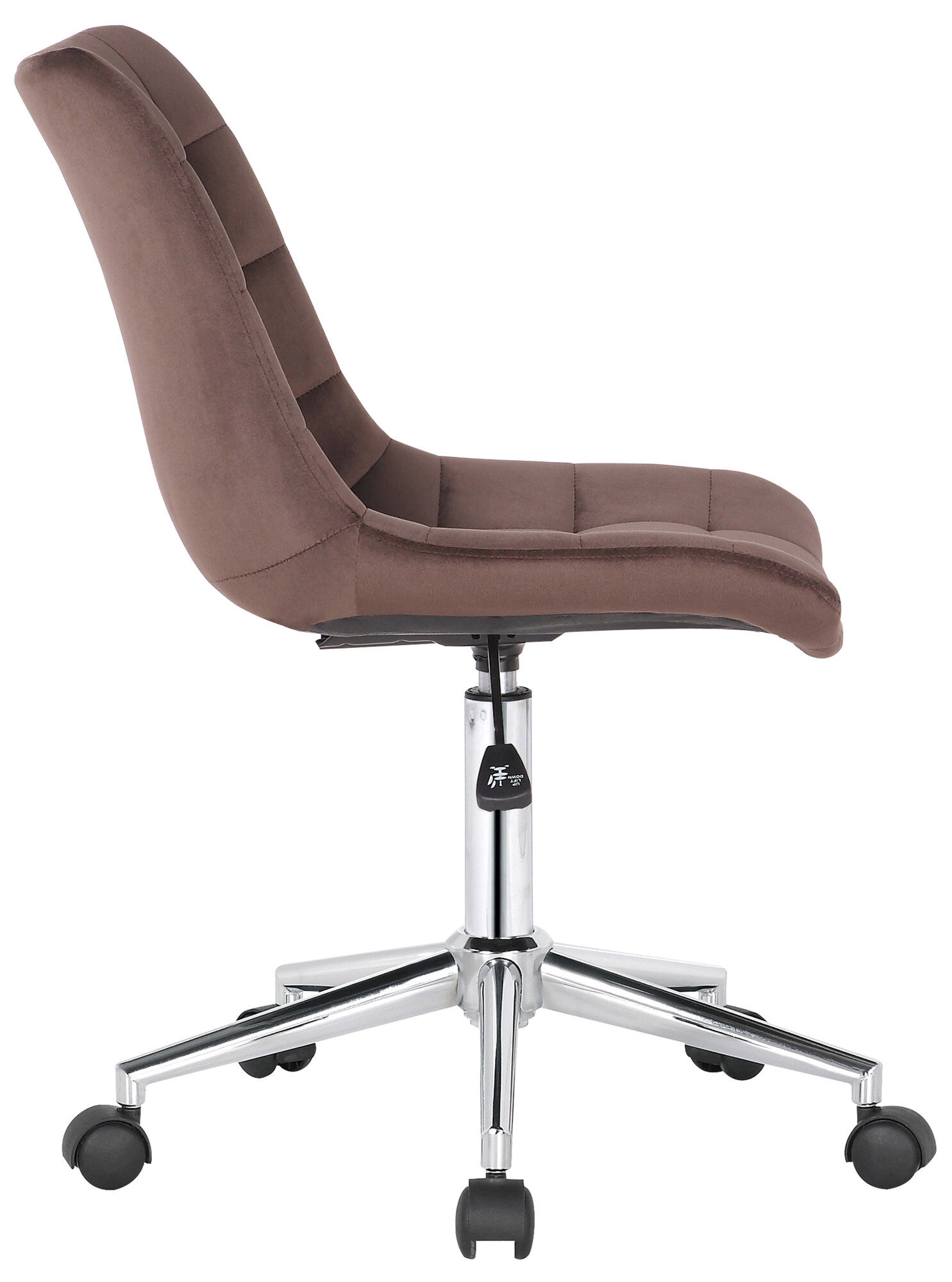 Bürostuhl Medford Samt, braun