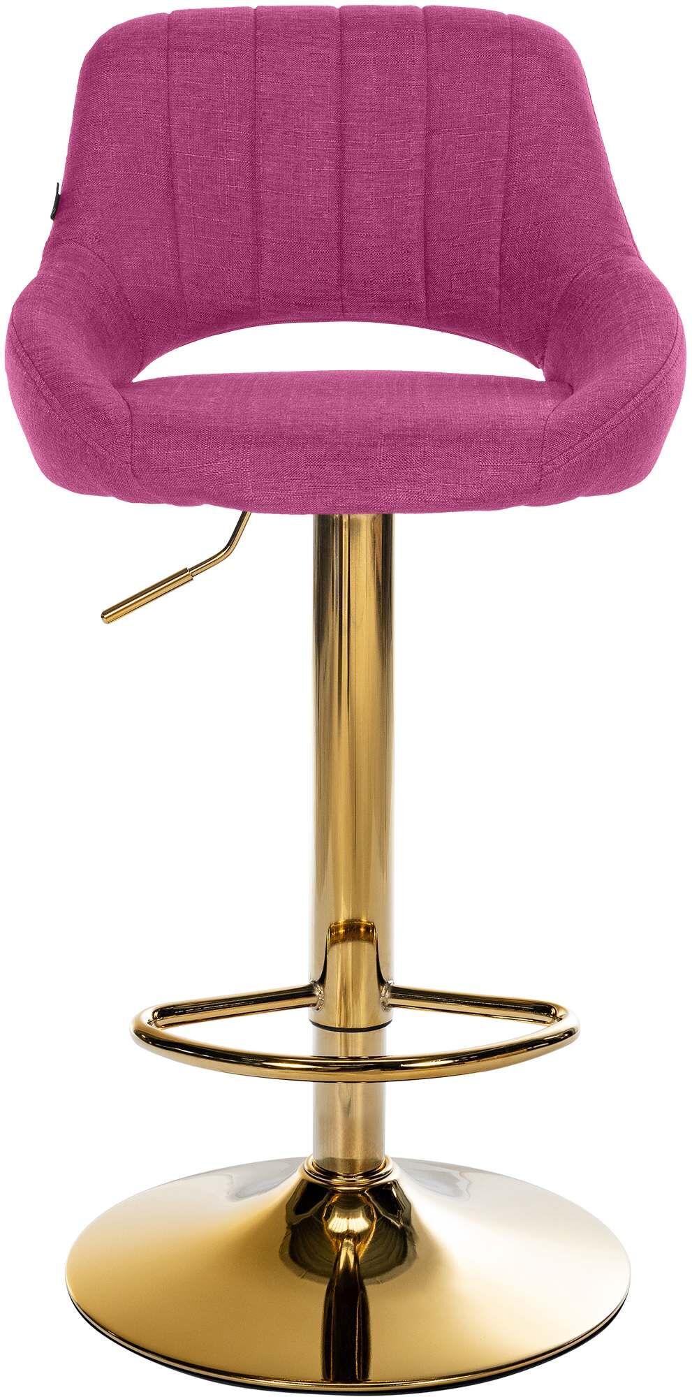 2er Set Barhocker Milet Stoff G, lila