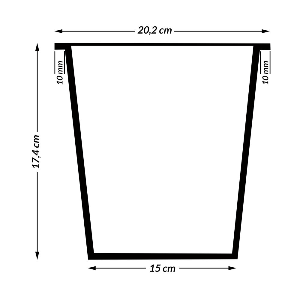 Polyrattan Blumentopf Grau 95x27x60cm