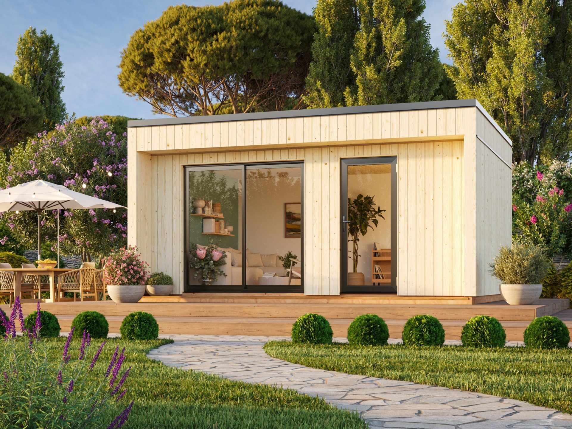 Palmako Tinyhaus Gartenhaus Johanna 19,4 m²