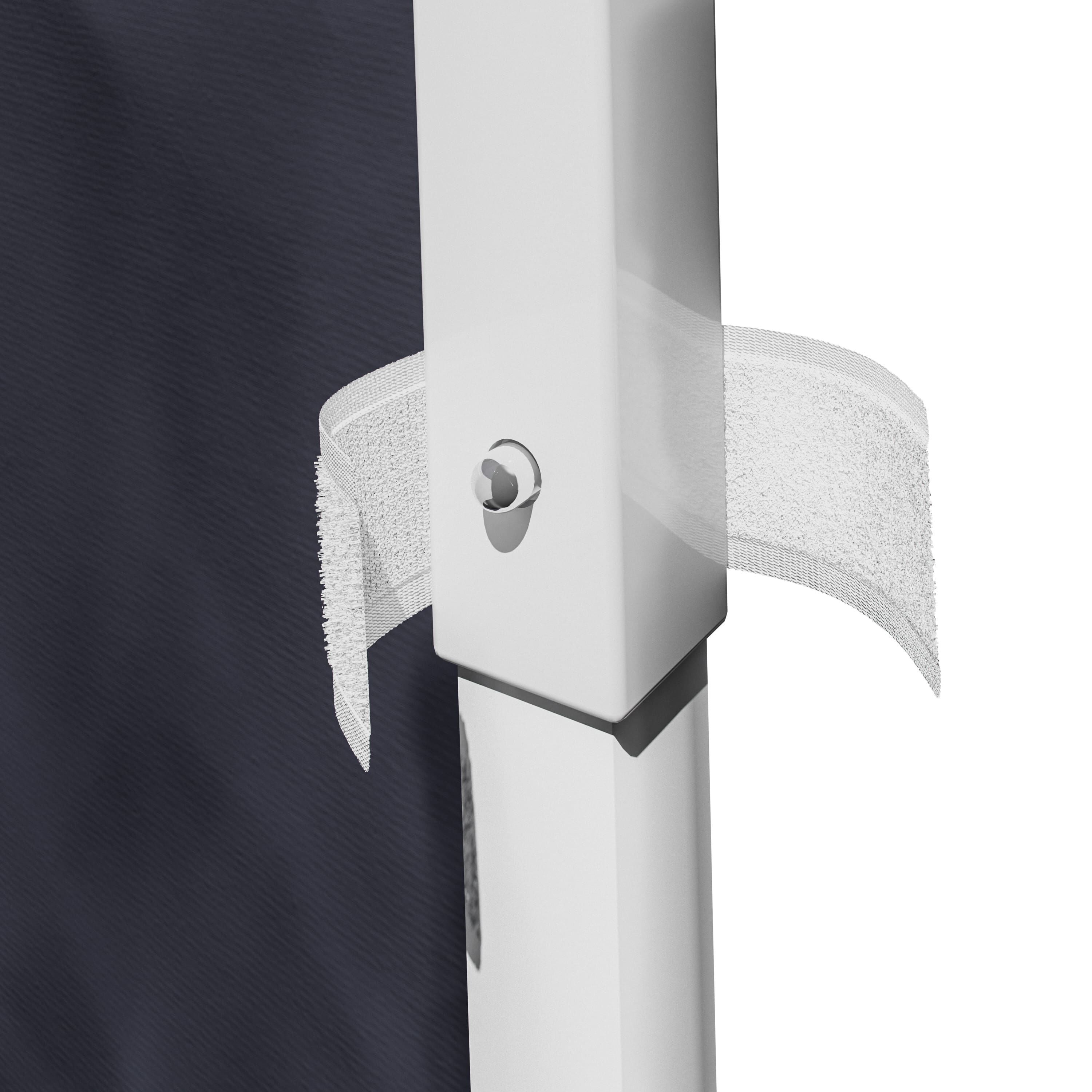 Seitenwand Faltpavillon Capri 2er-Set Anthrazit 3x3m
