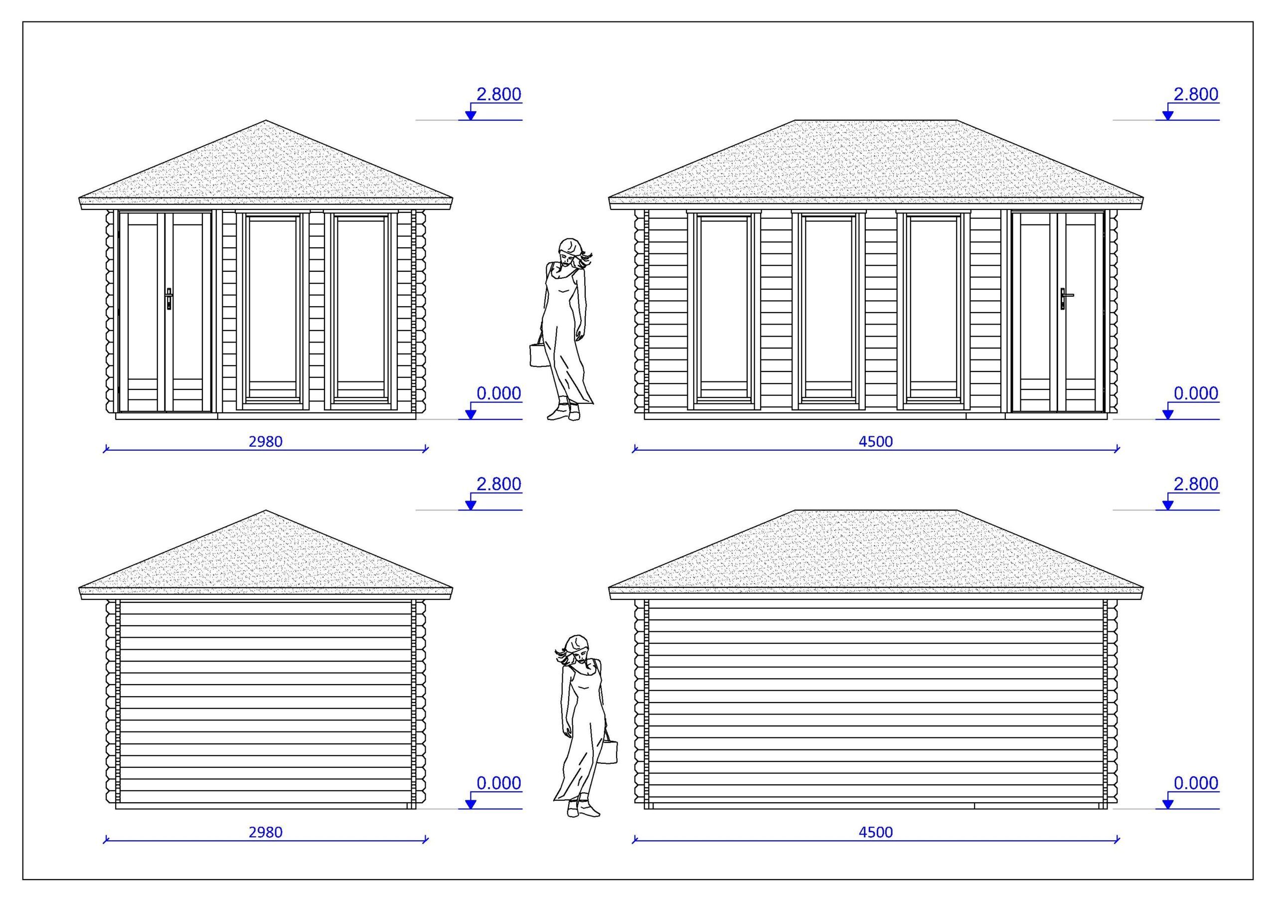 5 Eck Gartenhaus York 4