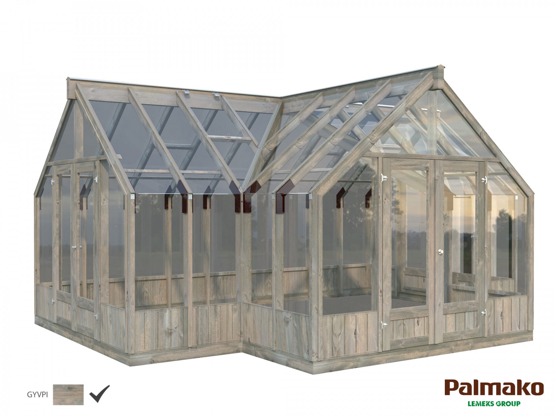 Palmako Gewächshaus Emilia 19,1 m²