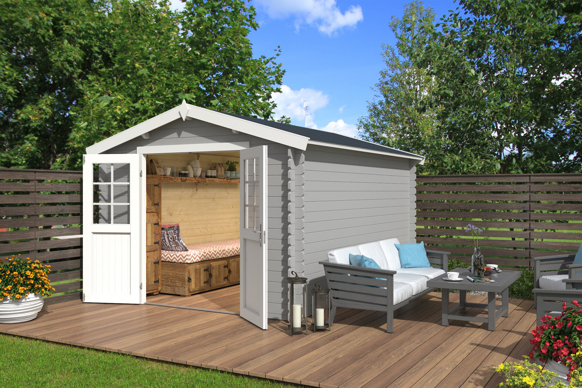 Lasita Maja Gartenhaus Norah 380